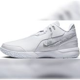 Nike Lebron Nxxt Nesil Ampd Basketbol Ayakkabıları FJ1566-102 (Bir Numara Büyük Almanızı Öneriyoruz) - Beyaz - Gri