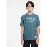 Nike Nıke Swoosh Erkek Çocuk T-Shırt HJ3743-006 - L - Mavi