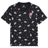 Nike Nkb AOP Boxyb SS Tişört Kız Çocuk Tişört