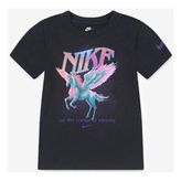 Nıke Pegasus Ss Tee Kız Çocuk Tişört 36N325 - 3 - 4 Yaş - Siyah