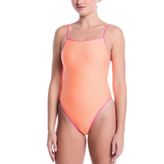 Nike Pembe Kadın Mayo NESSG222-663 SQUARE NECK ONE PIECE