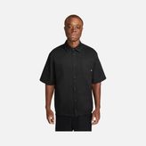 Nike Sportswear Club+ Button-Down Short-Sleeve Erkek Gömlek - 001-Siyah
