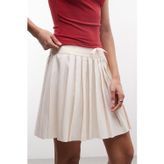 Nike Sportswear Women's Mid Rise Pleated Skirt Cream Kadın Pileli Etek Krem