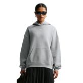 Nike Studio Fleece Oversized Pullover Kadın Gri Günlük Stil Sweatshirt IM8502-063