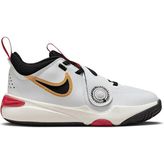 Nike Team Hustle Basketball Shoes Bantlı Lastik Ipli Deri Basketbol Ayakkabısı Beyaz Kırmızı - Beyaz - Kırmızı
