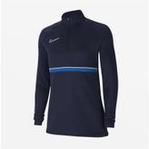 Nike W Nk Df Acd21 Dril Top Cv2653-453 Lacivert Kadın Antrenman Eşofman Üstü 001 lacivert