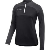 Nike W Nk Df Acdpr Dril Top K DH9246-011 Siyah Gri Kadın Antrenman Eşofman Üstü