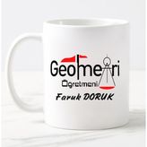 Nil Hediye Geometri Öğretmeni Temalı-1 Kupa