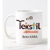 Nil Hediye Tekstil Mühendisi Temalı Kupa