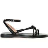 Nine West Frankston 4FX Siyah Kadın Düz Sandalet