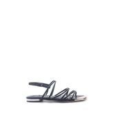Nine West MARCELA 5FX Siyah Kadın Düz Sandalet