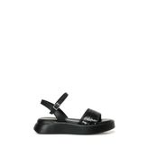 Nine West Siyah Kadın Kalın Taban Sandalet