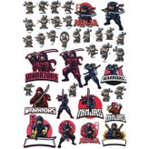 Ninja Sticker Set 20 Parça Telefon, Tablet, Defter, Laptop Sticker