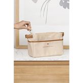 Nisahometeks Organizer Çanta İçi Düzenleyici Tela Malzemeden Üretilmiş Modern Tasarım - 1 Parça - Bej