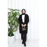 NİSUM MODA Çapraz Örgülü Kalın Hırka