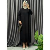 Nisum Moda Viskon Ferace - Siyah - Standart