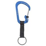 Niteize Slide Lock Key Ring Alüminyum Mavi Karabina