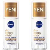 Nivea Beauty Elixir Süt Özleri 2x40 ml Serum Kadın Roll-On