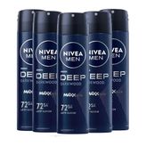 Nivea Deep Dimension Antiperspirant 5x150 ml Erkek Sprey Deodorant