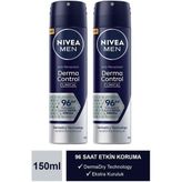 Nivea Derma Control Clinical 2x150 ml Erkek Sprey Deodorant