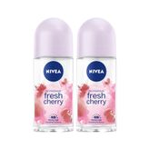 Nivea Fresh Cherry 2x50 ml Kadın Roll-On