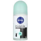 Nivea Invisible Fresh Black & White 50 ml Kadın Roll-On