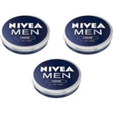 Nivea Men Creme 3X75 ml El Yüz Vücut Kremi