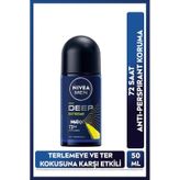 Nivea Men Deep Extreme Maxxtech 72 Saat Erkek Roll-On Deodorant 50 ML