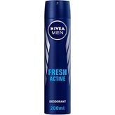 Nivea Men Sprey Fresh Active 200 ml Deodorant