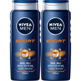 Nivea Sports 2x500 ml Duş Jeli