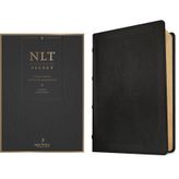 NLT Select Large Print Thinline Reference Bible, Filament Enabled (Goatskin Leather, Black, Red Letter)
