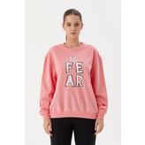 No Fear 72500 Pembe Kadın Sweatshirt