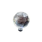 NOBEL Kristal Tekli Krom Ayak 40 mm Kulp / 5 ADET