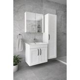 Noce Banyo Dolabı Seti 65 cm Panjur Görünümlü Kapak