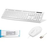 Nodar KM8520 Q Kablolu Beyaz Klavye Mouse Seti