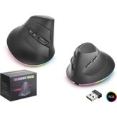 Nodar ND1214 Tri Mode Ergonomik Dikey Rgb Gaming Mouse 7200 Dpı 6 Tuş Siyah