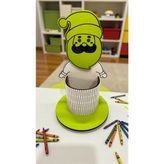 Noel Baba Kalemlik 3 mm Mdf Ahşap