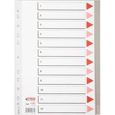 Noki 1-12 Rakamlı Plastik A4 Seperatör
