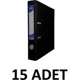 Noki 15'li Siyah Dar Plastik Klasör
