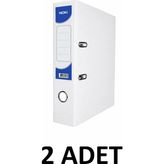 Noki 2 Adet Geniş Plastik Klasör - Beyaz