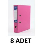 Noki 8 Adet Geniş Plastik Klasör - Pembe