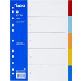 Noki A4 Seperatör 5 Renkli Plastik A4 59115