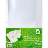Noki Eco Şeffaf 500'lü Paket Poşet Dosya