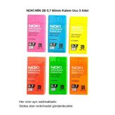 Noki Min 2b 0.7 mm 60 mm Kalem Ucu 3'lü