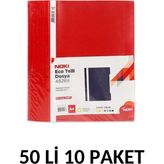 Noki Telli Dosya 10 Paket 50'li Kırmızı