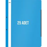 Noki XL Telli Dosya 25'li Paket Açık Mavi
