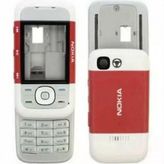 Nokia 5300 Telefon Kasası (Kırmızı/Beyaz)