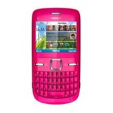 Nokia C3-00 Pembe Tuşlu