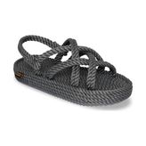 Nomadic Republic Bodrum Platform Kadın Halat Sandalet - Gri