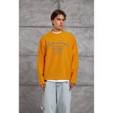 NOMARC Turuncu BASKILI DOKUMA KUMAŞ SWEATSHIRT